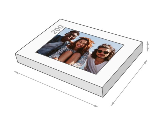 Fotopuzzle mit 200 Teilen Schachtelgröße