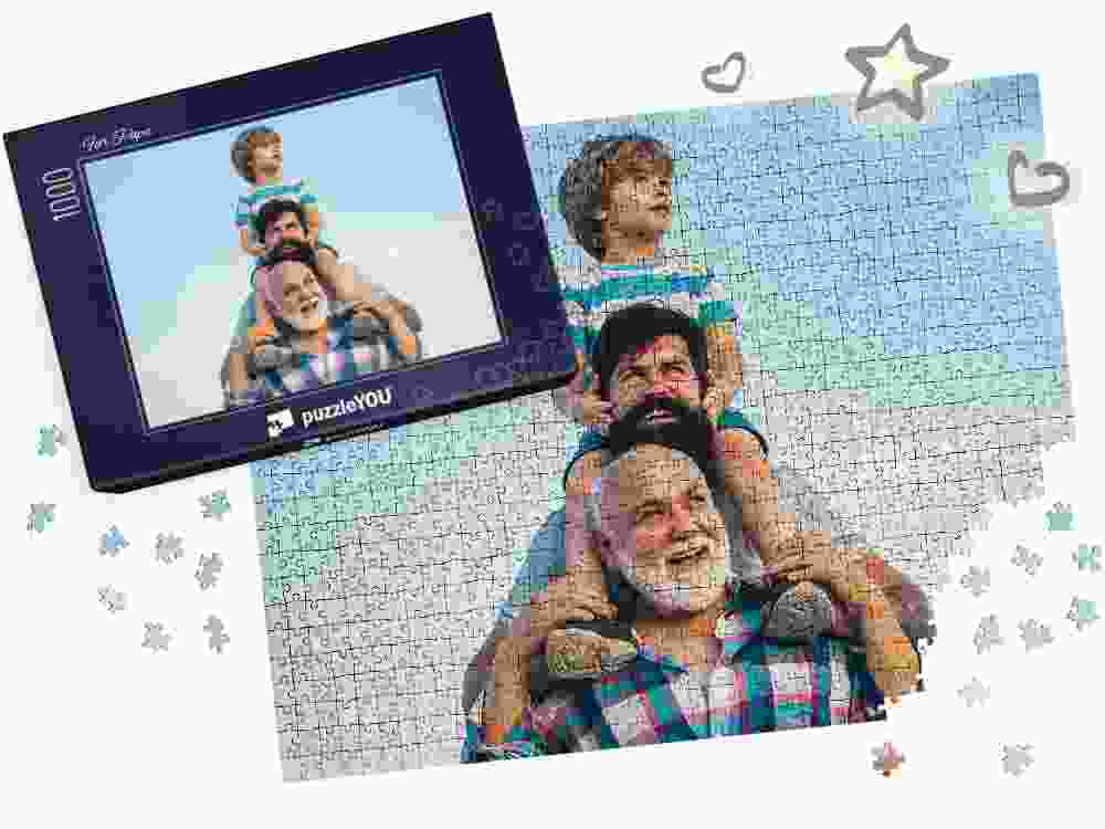 Besonders und kreativ: Ein liebevolles Fotopuzzle zum Vatertag