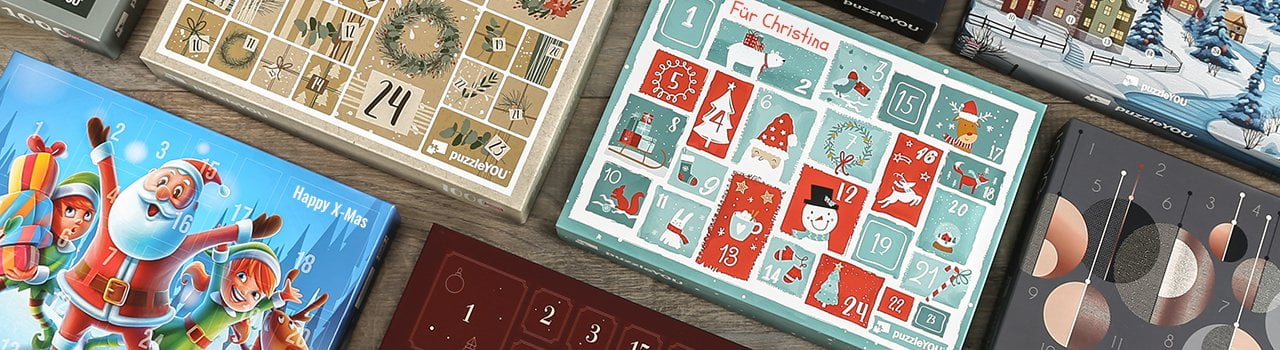 Adventskalender Puzzle Kollektionen