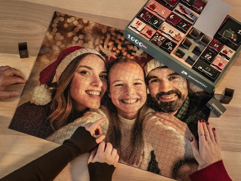 fertiges Puzzle vom Puzzle-Adventskalender
