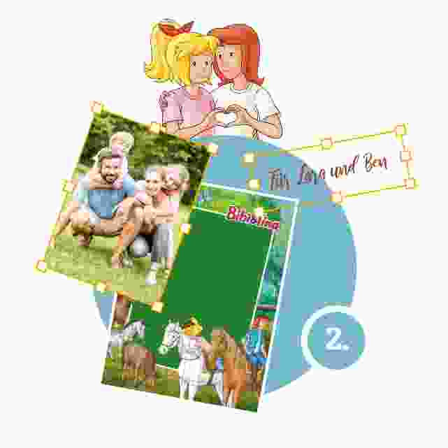 Bibi&Tina-Kinderpuzzle gestalten - Schritt 2