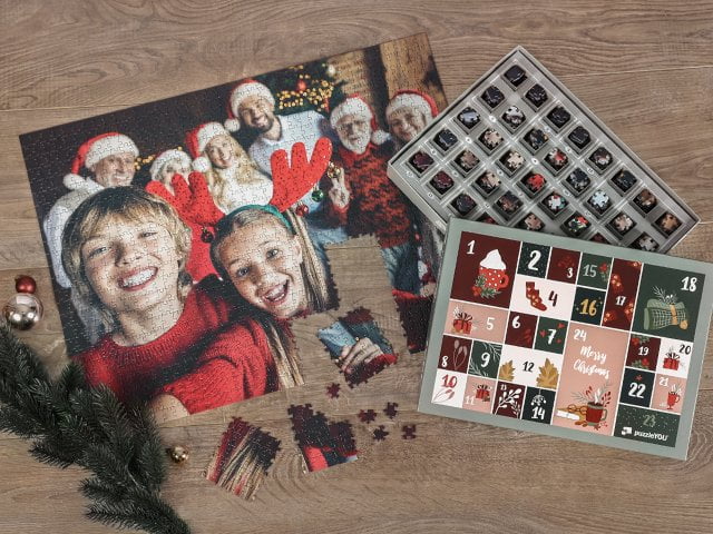 Puzzle-Adventskalender mit 1000 Teilen