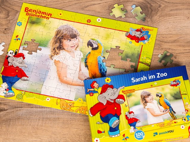 Benjamin-Blümchen-Puzzle für Kinder