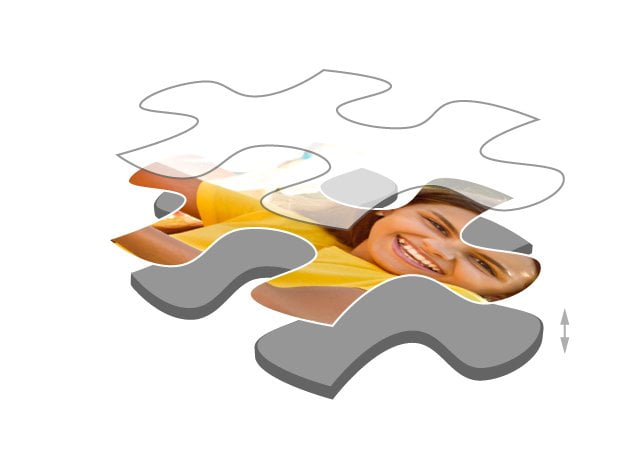 stabile Puzzlepappe
