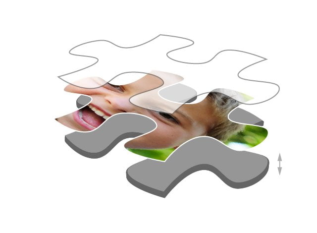 stabile Puzzlepappe