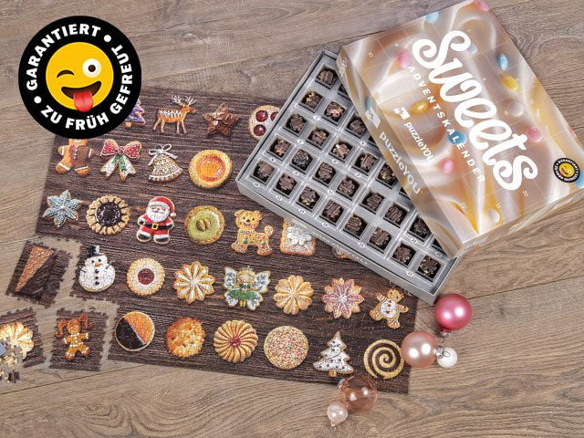 Süßigkeiten-Adventskalender - Zum Anbeißen schön