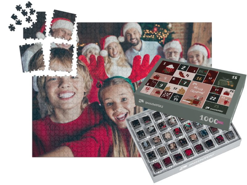 Puzzle-Adventskalender mit 1000 Teilen