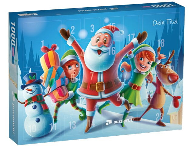 Puzzle-Adventskalender für Kinder