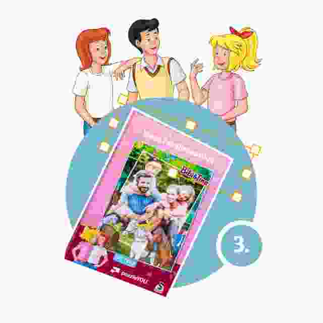Bibi&Tina-Kinderpuzzle gestalten - Schritt 3