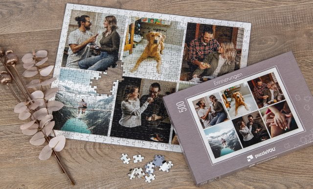 Puzzle-Collage von puzzleYOU - alle Lieblingsbilder auf einem Puzzle