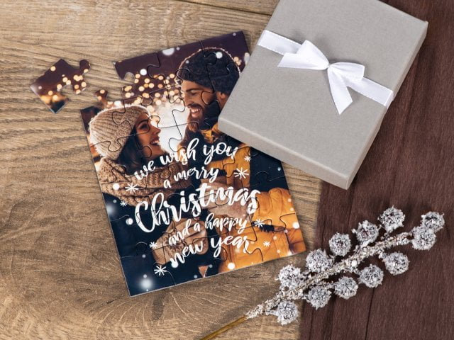 Message-Puzzles - Weihnachtskarten als Puzzle gestalten