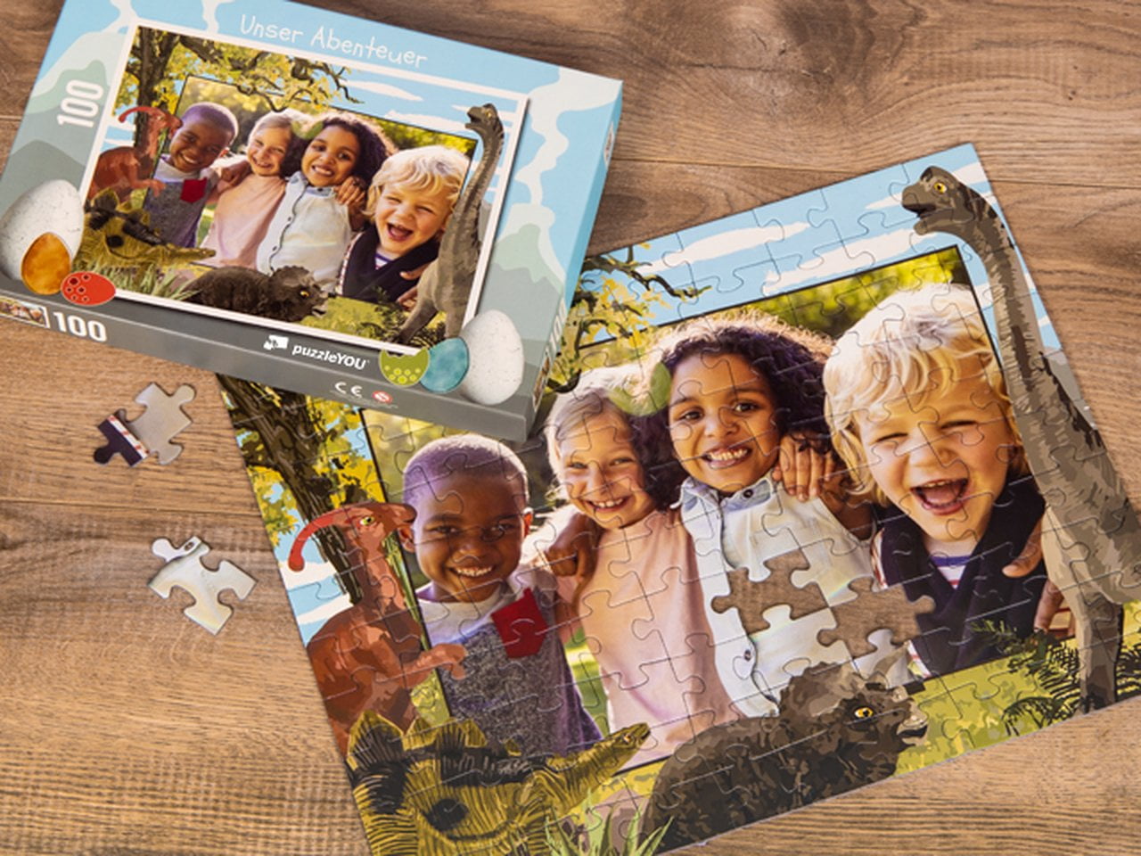 Dinosaurier Puzzle für Kinder