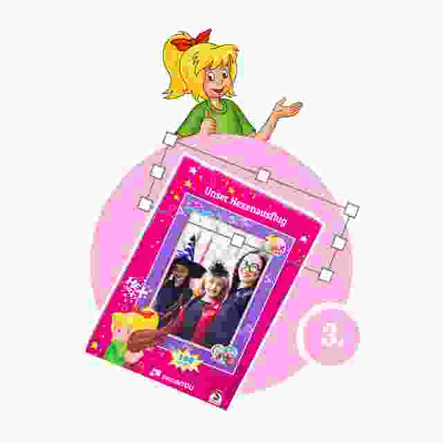 Bibi-Blocksberg-Kinderpuzzle gestalten - Schritt 3