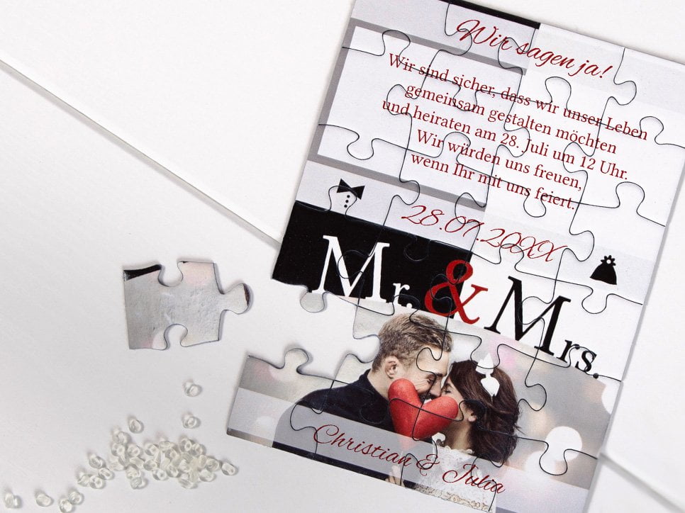Hochzeitseinladungen klassisch