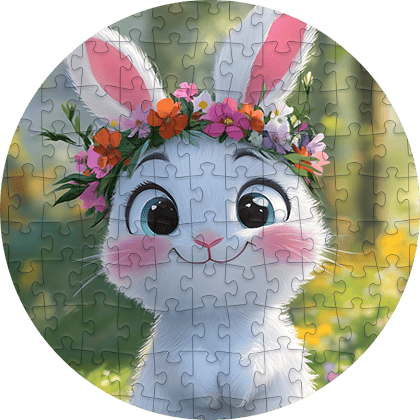 Österliche Puzzle-Motive für Kinder