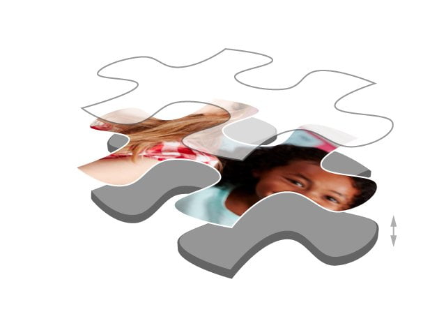 stabile Puzzlepappe