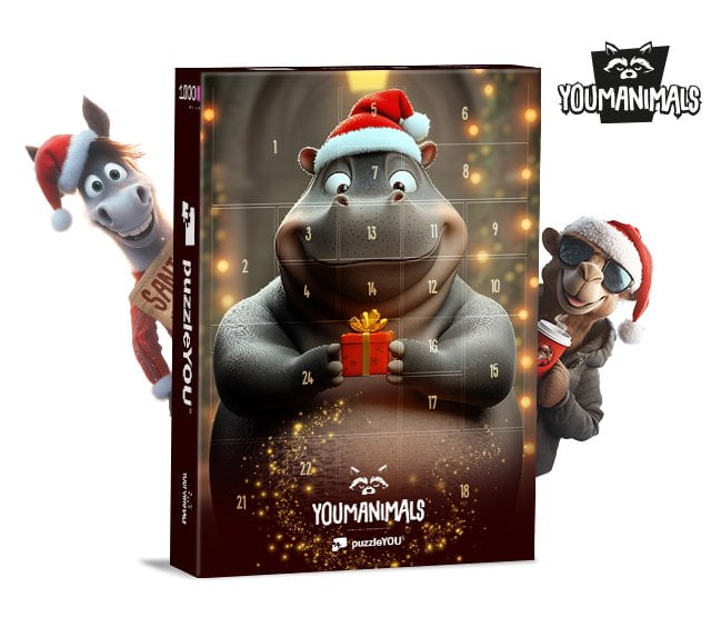 Puzzle-Adventskalender YOUMANIMALS