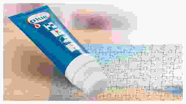 Puzzle-Kleber